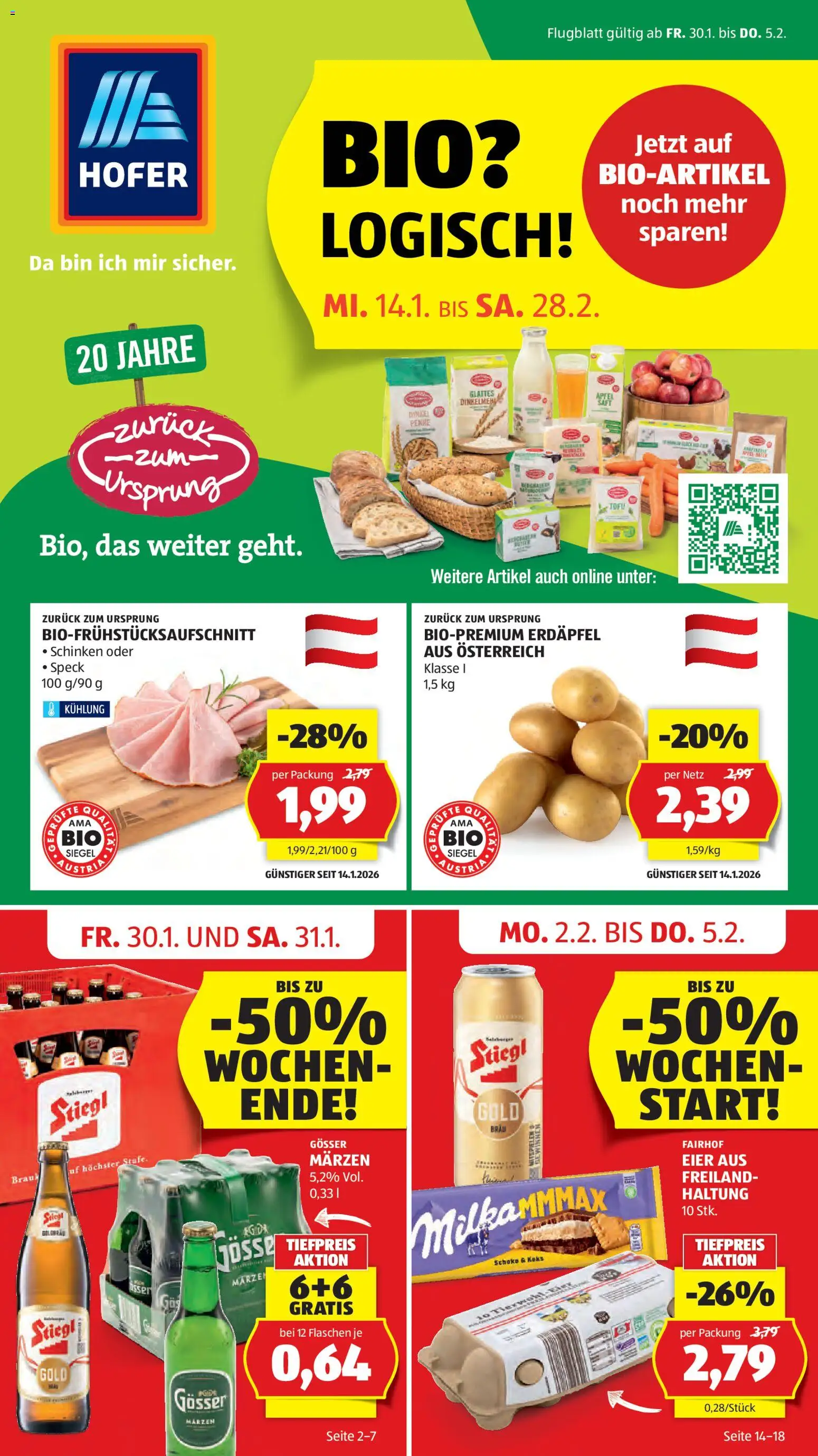 Hofer Flugblatt - Seite 1- gültig ab 30.01.2026