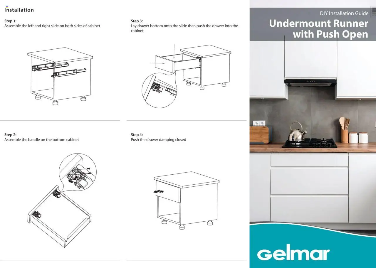 Gelmar - Undermount Runner Push Open - page 1- valid from 12/02/2024