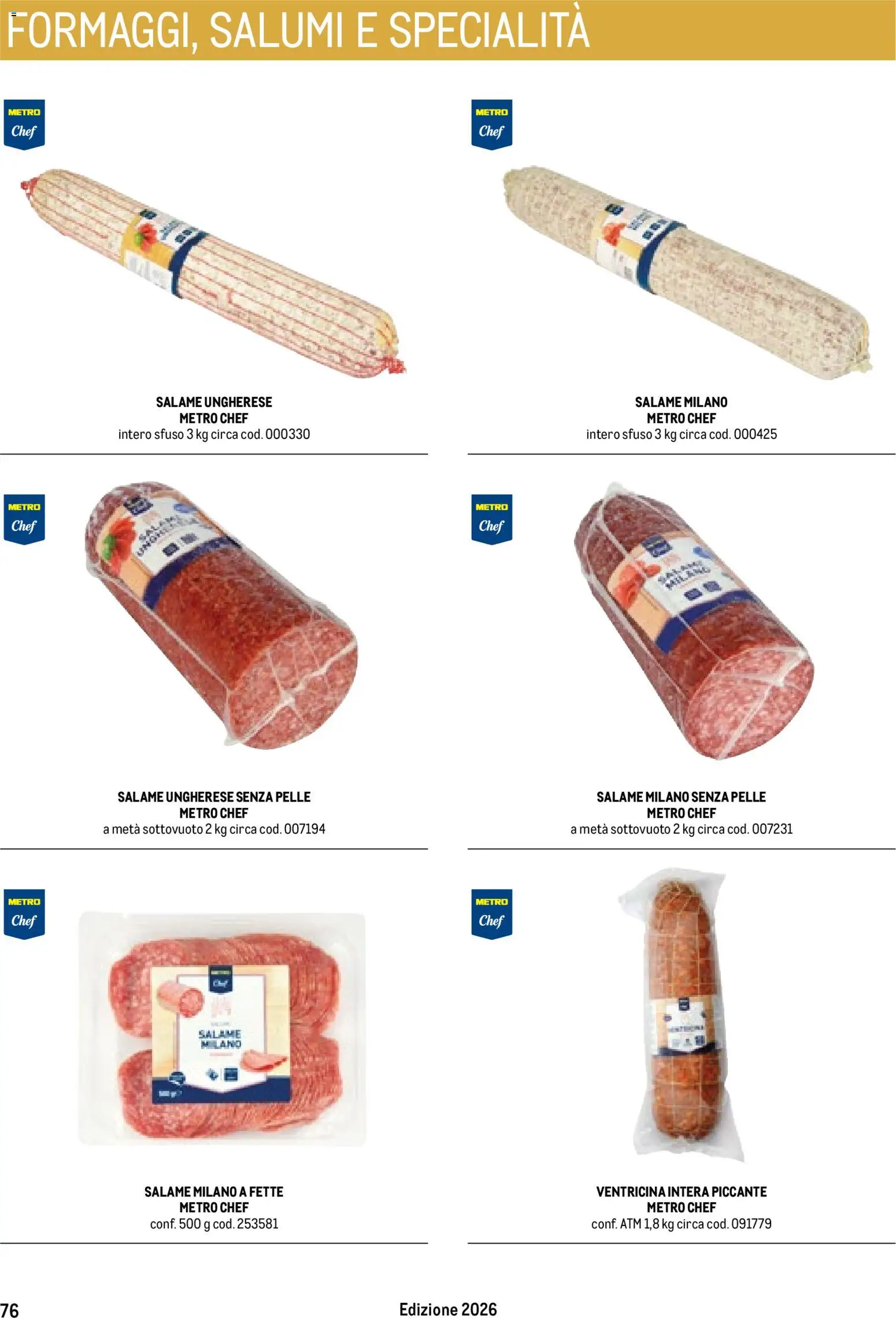 Metro Hotel catalogo - pagina 76 - valido dal 17/10/2025