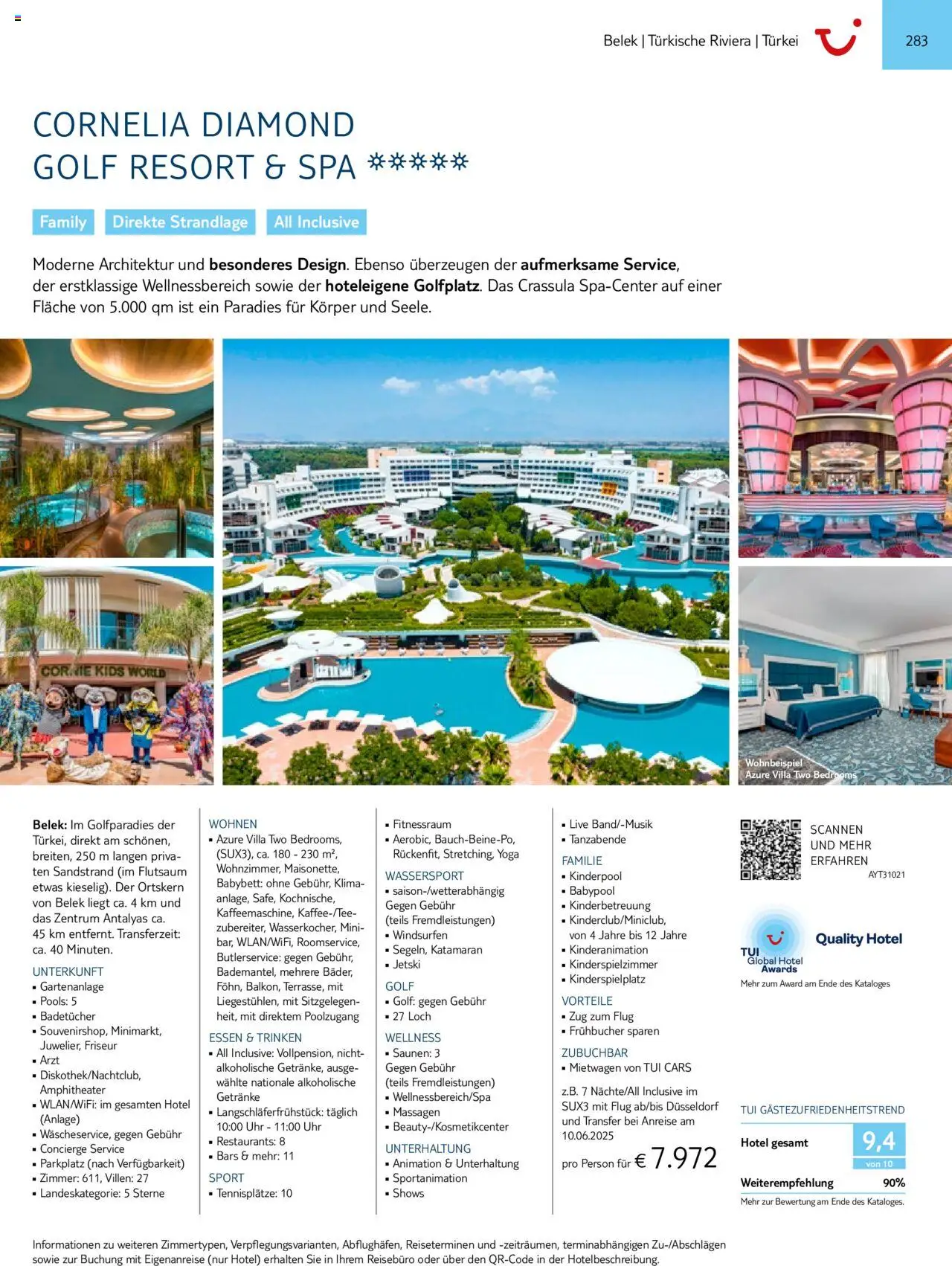 TUI  Südeuropa & Nordafrika 2025/26 - Seite 283 - gültig ab 01.01.2025