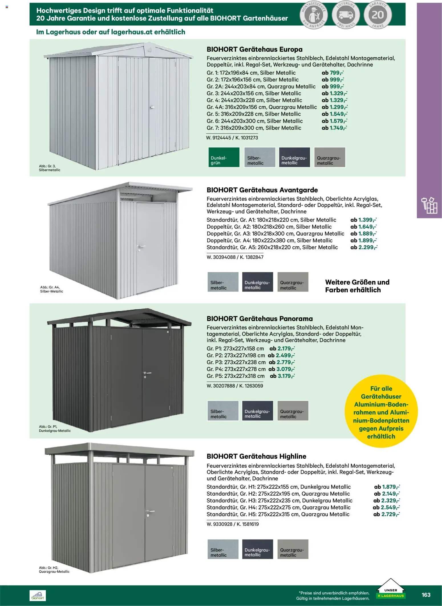 Lagerhaus  Garten und Freizeit Katalog 2026 - page 163- valid from 22.02.2026