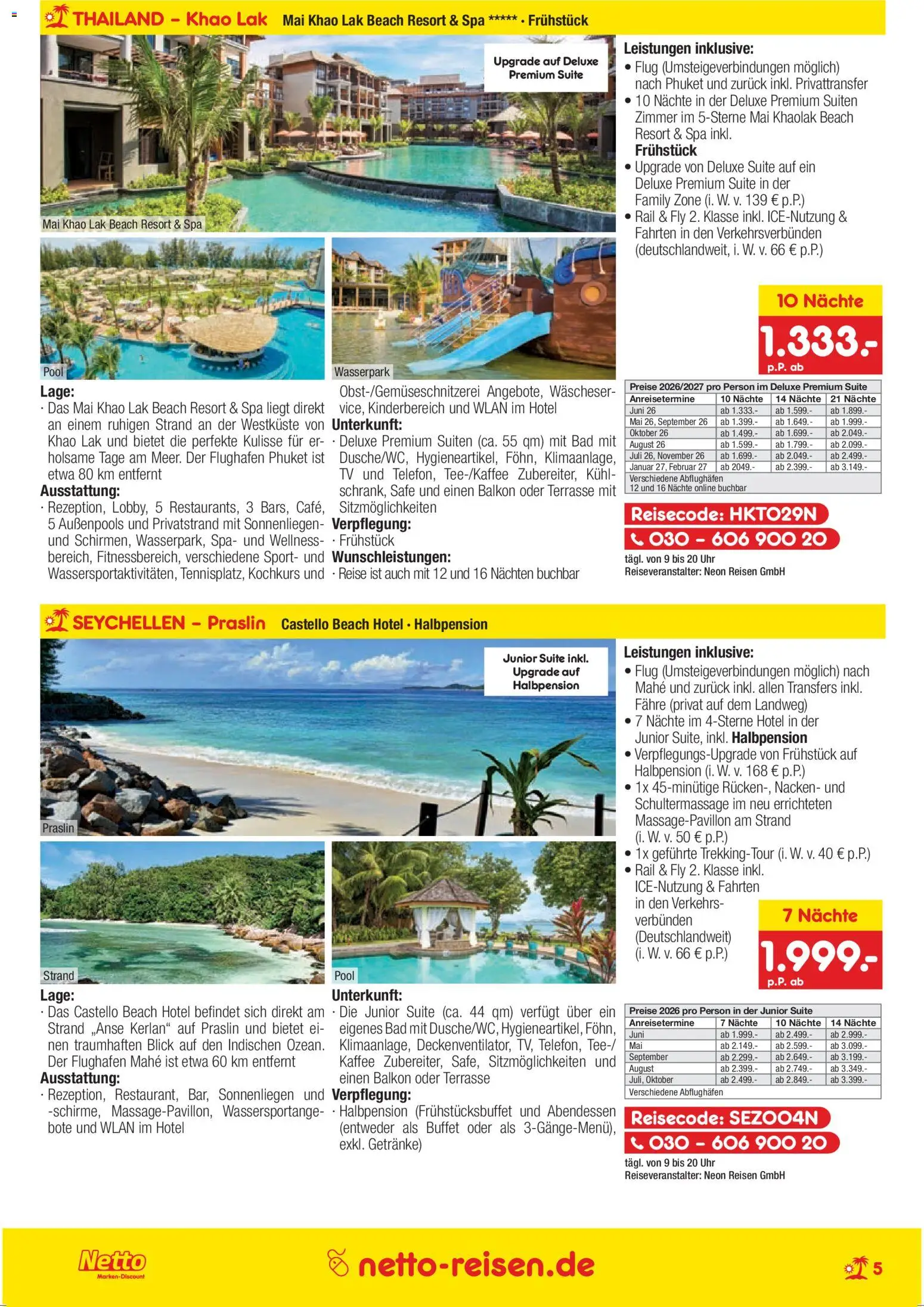 Netto Reisen Prospekt 	 - Seite 5 - gültig ab 26.03.2026