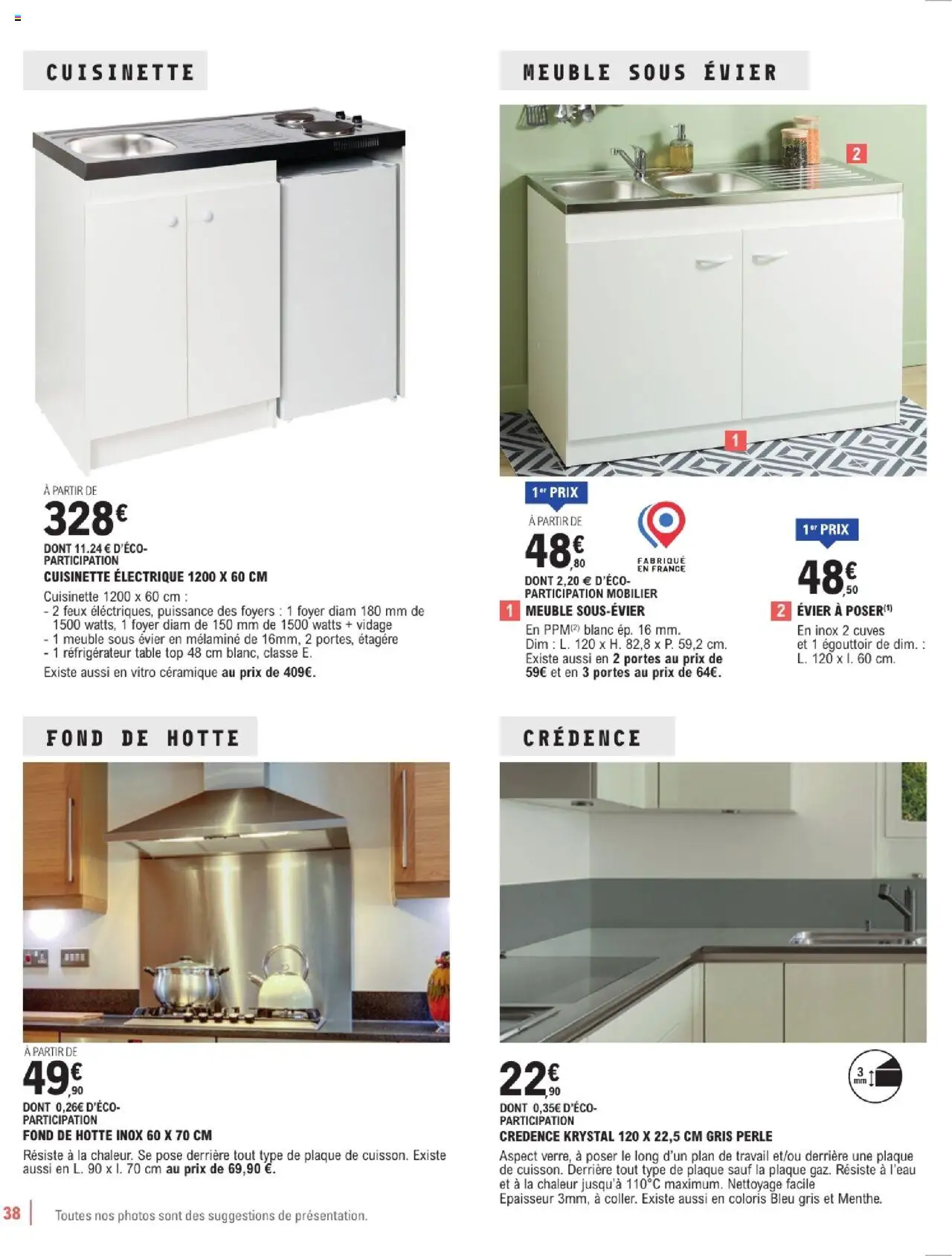 Brico E.Leclerc Guide aménagement intérieur - page 38 - valable à partir du 07/01/2025