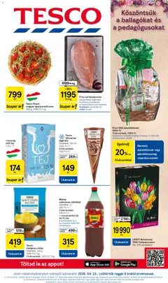 Előnézet Tesco aktuális akciós újság érvényes 2026.04.23.-tól