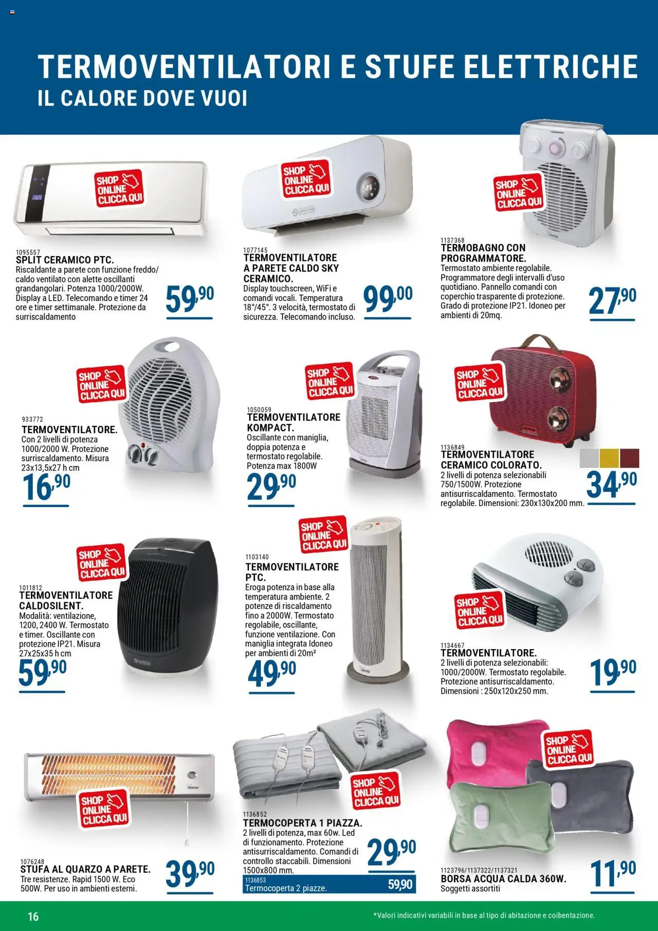CFadda Riscaldamento catalogo - pagina 16 - valido dal 01/10/2025