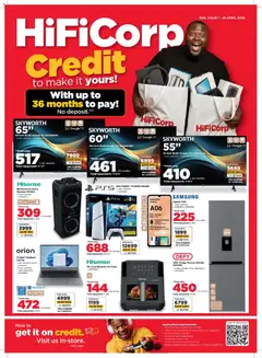 Preview HiFi Corp Specials valid from 01/04/2026