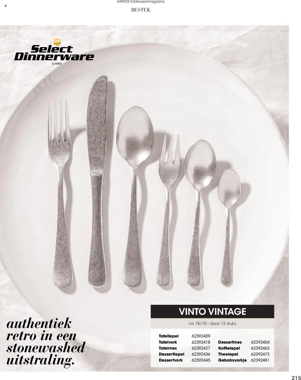Hanos - Tableware magazine 2025-2026 - page 215- valid from 01-09-2025