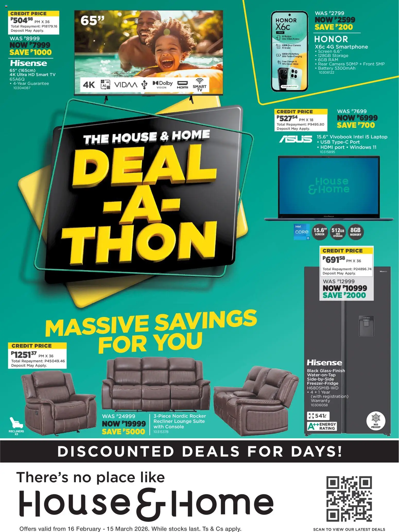 House and Home Botswana Deal-a-thon - page 1- valid from 16/02/2026