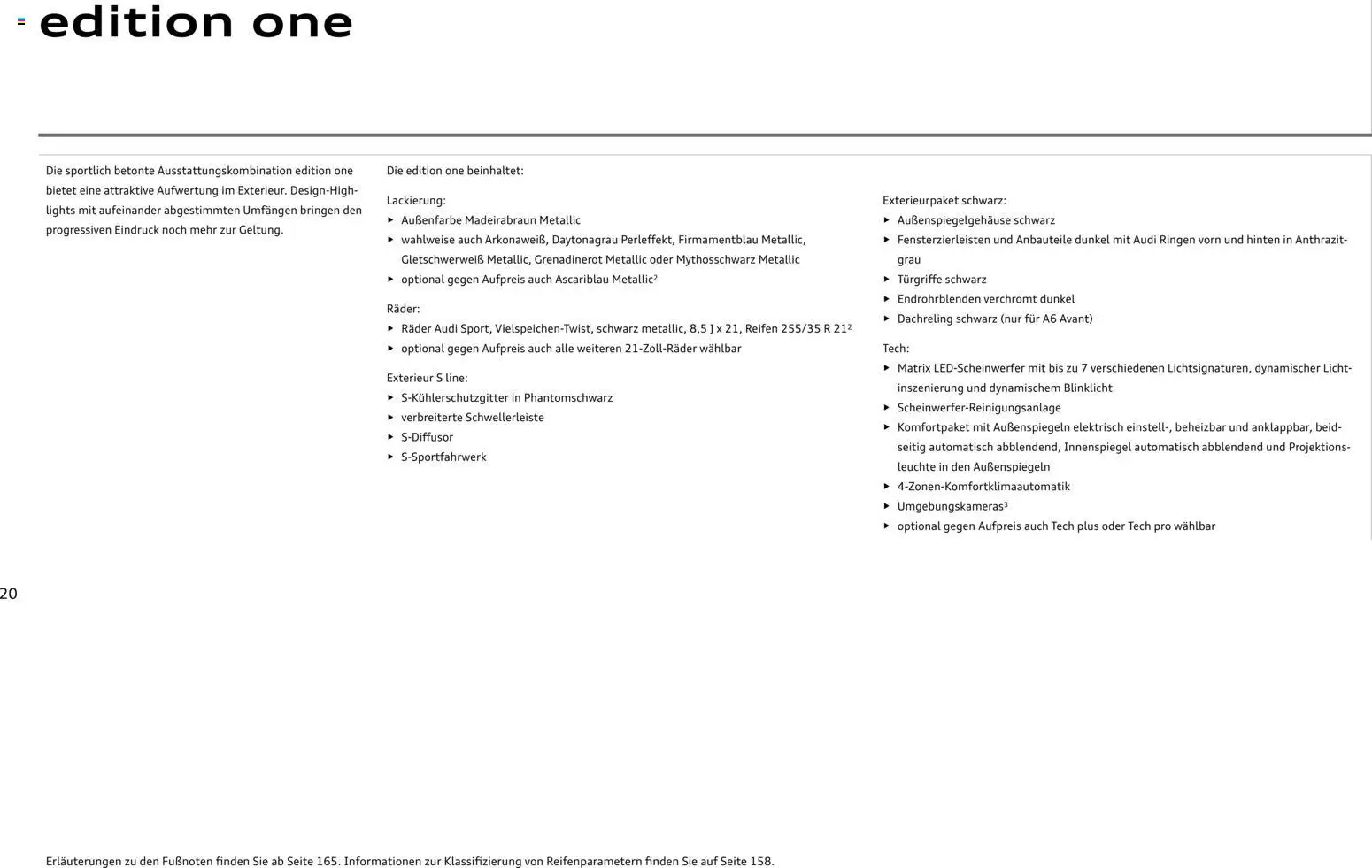 Audi A6 - Seite 20 - gültig ab 28.10.2025