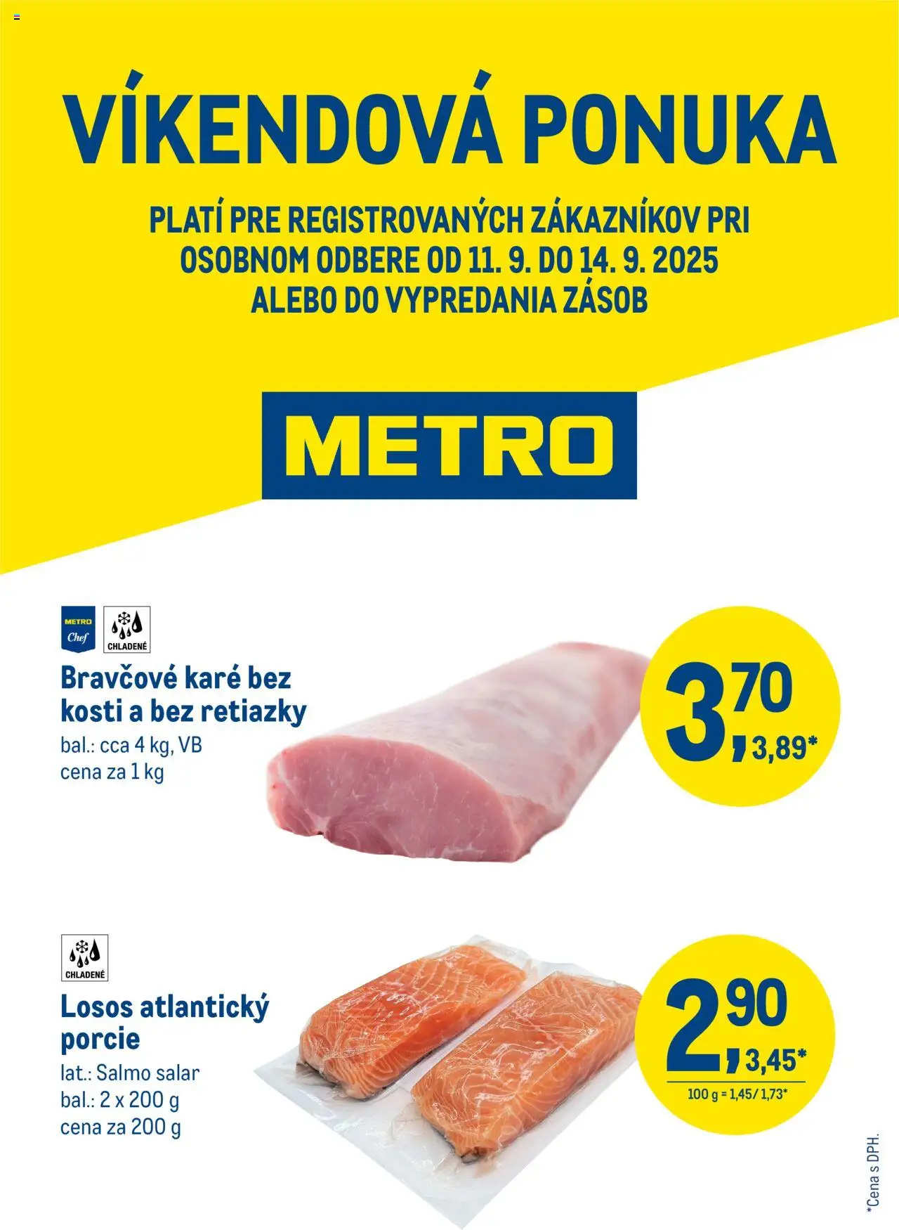 Metro Víkendová ponuka - strana 1- platný od 11.09.2025