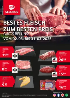 Vorschau Selgros Bestes Fleisch gültig ab 02.03.2026