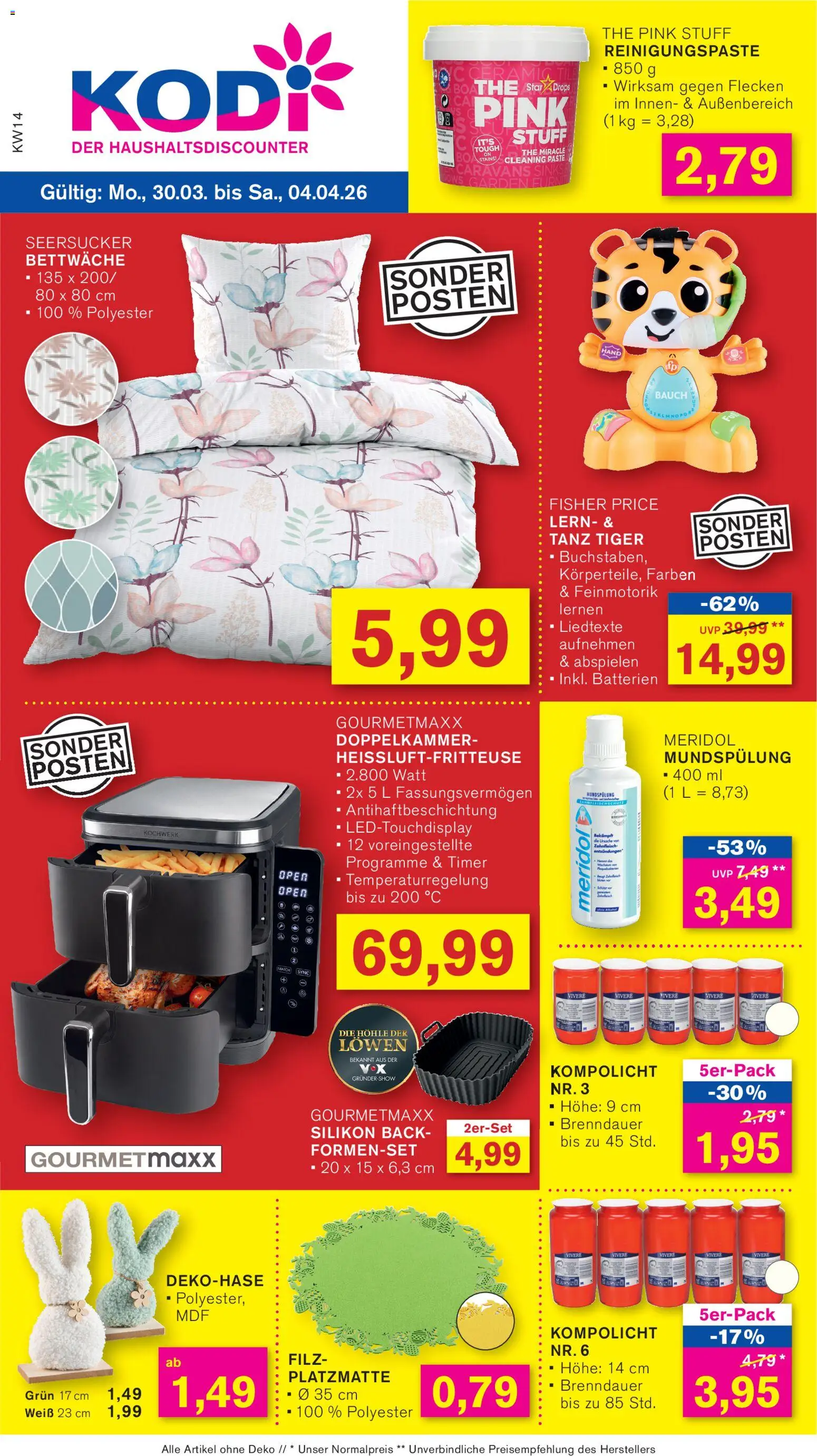 KODi Prospekt 	 - Seite 1 - gültig ab 30.03.2026