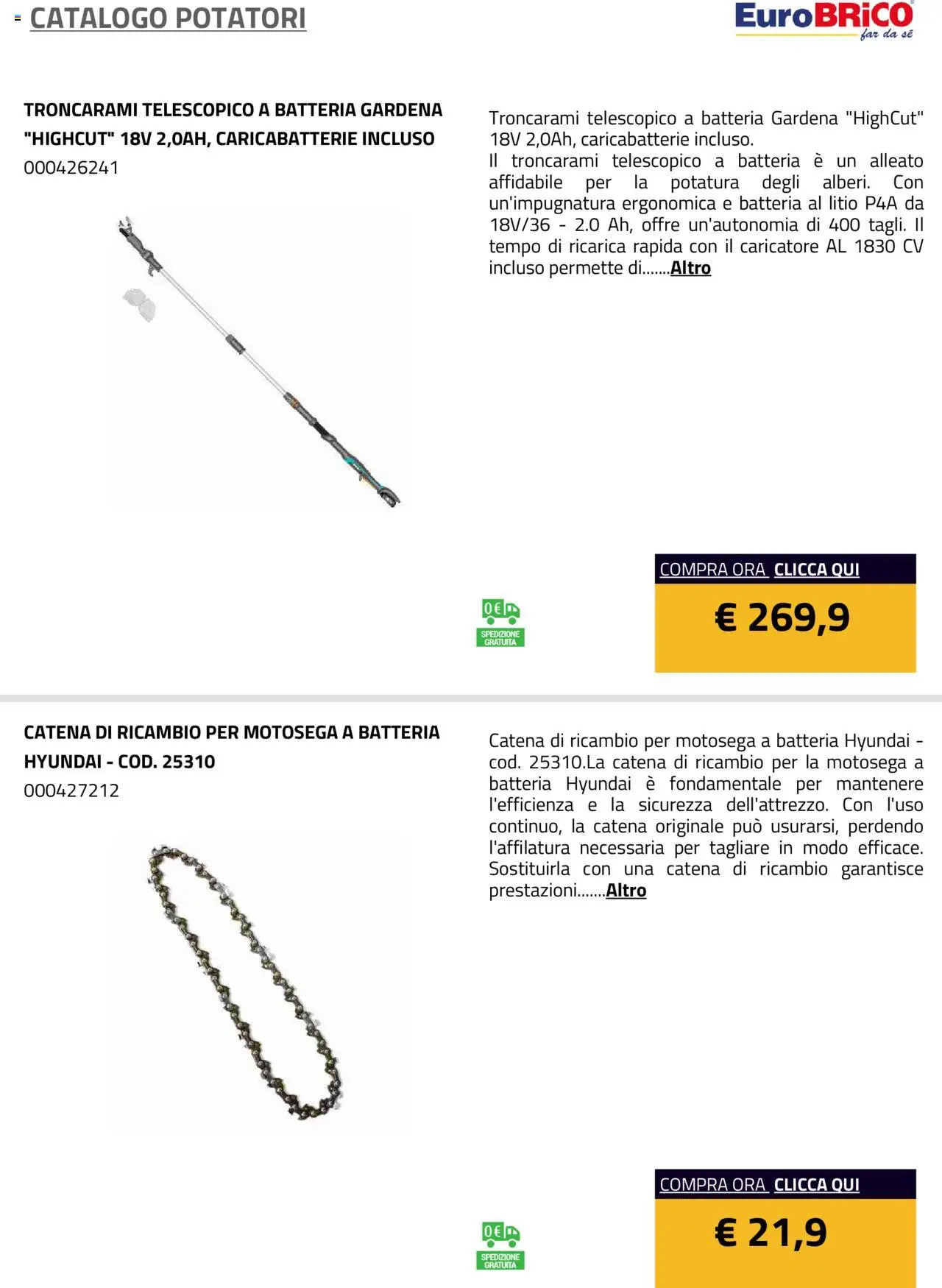 Eurobrico Potatori catalogo - pagina 25 - valido dal 23/07/2025
