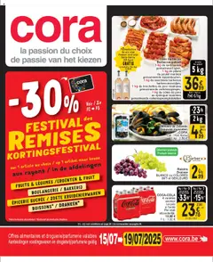 Cora folder week  / de la semaine 29 geldig vanaf 15/07/2025