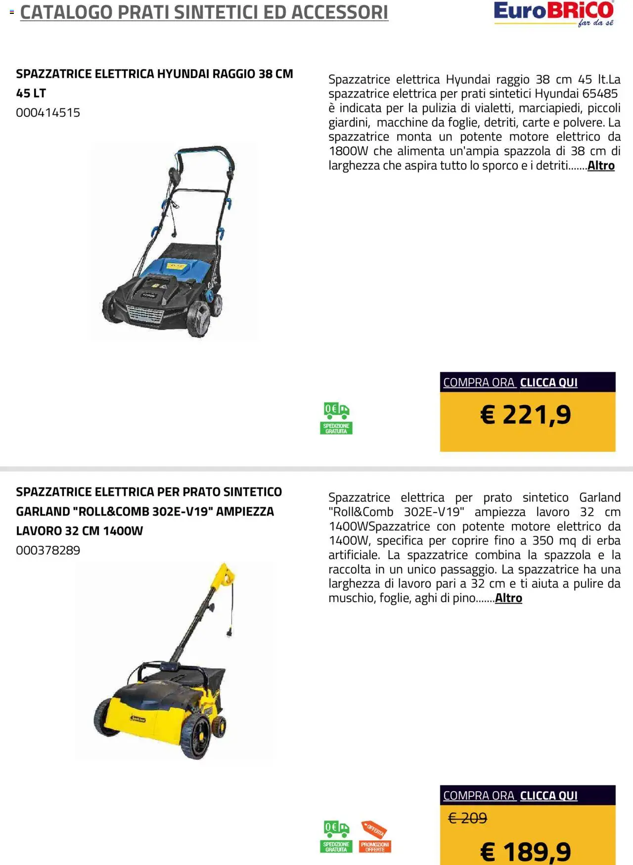 Eurobrico Prati sintetici ed Accessori catalogo - pagina 16 - valido dal 23/07/2025