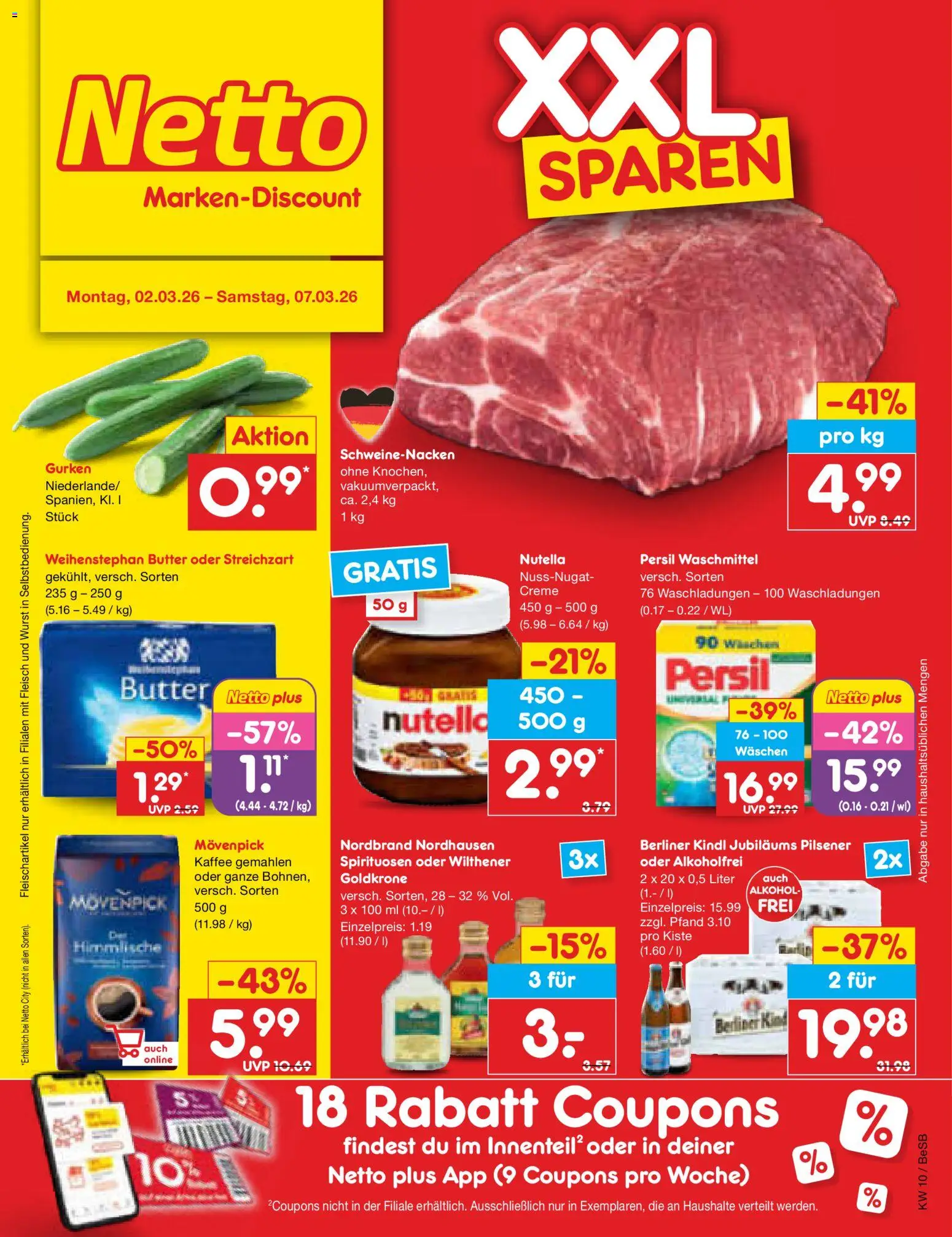 Netto Marken-Discount Prospekt 	 - Seite 1 - gültig ab 02.03.2026