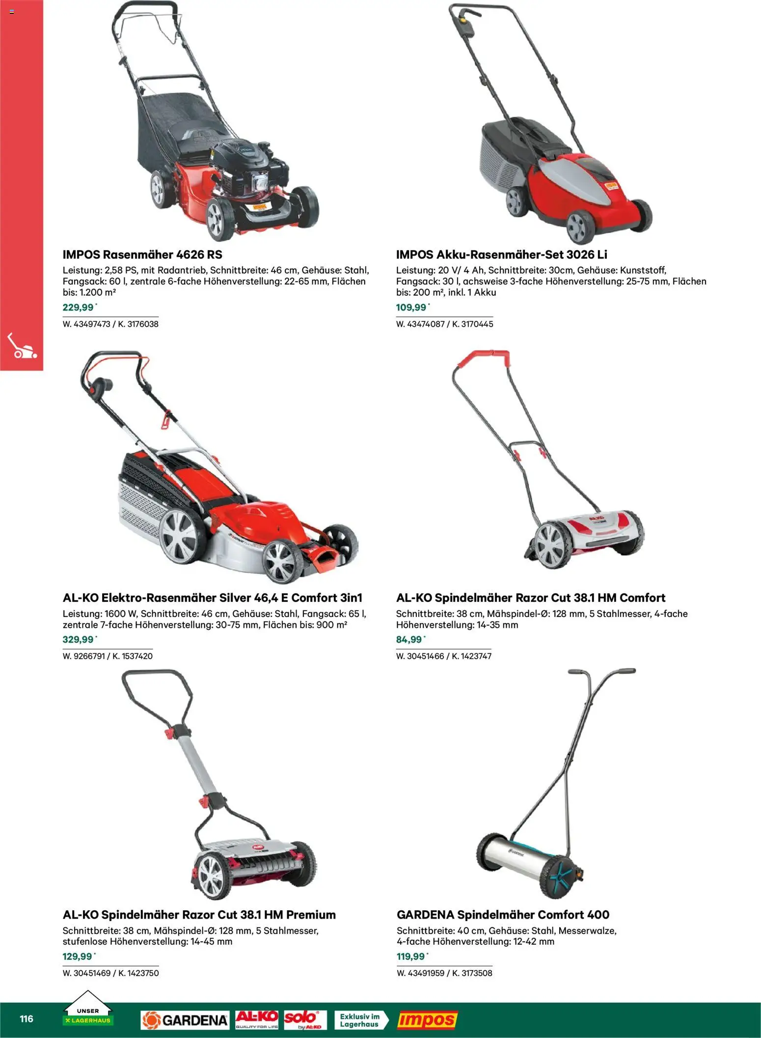 Lagerhaus  Garten und Freizeit Katalog 2026 - page 116- valid from 22.02.2026