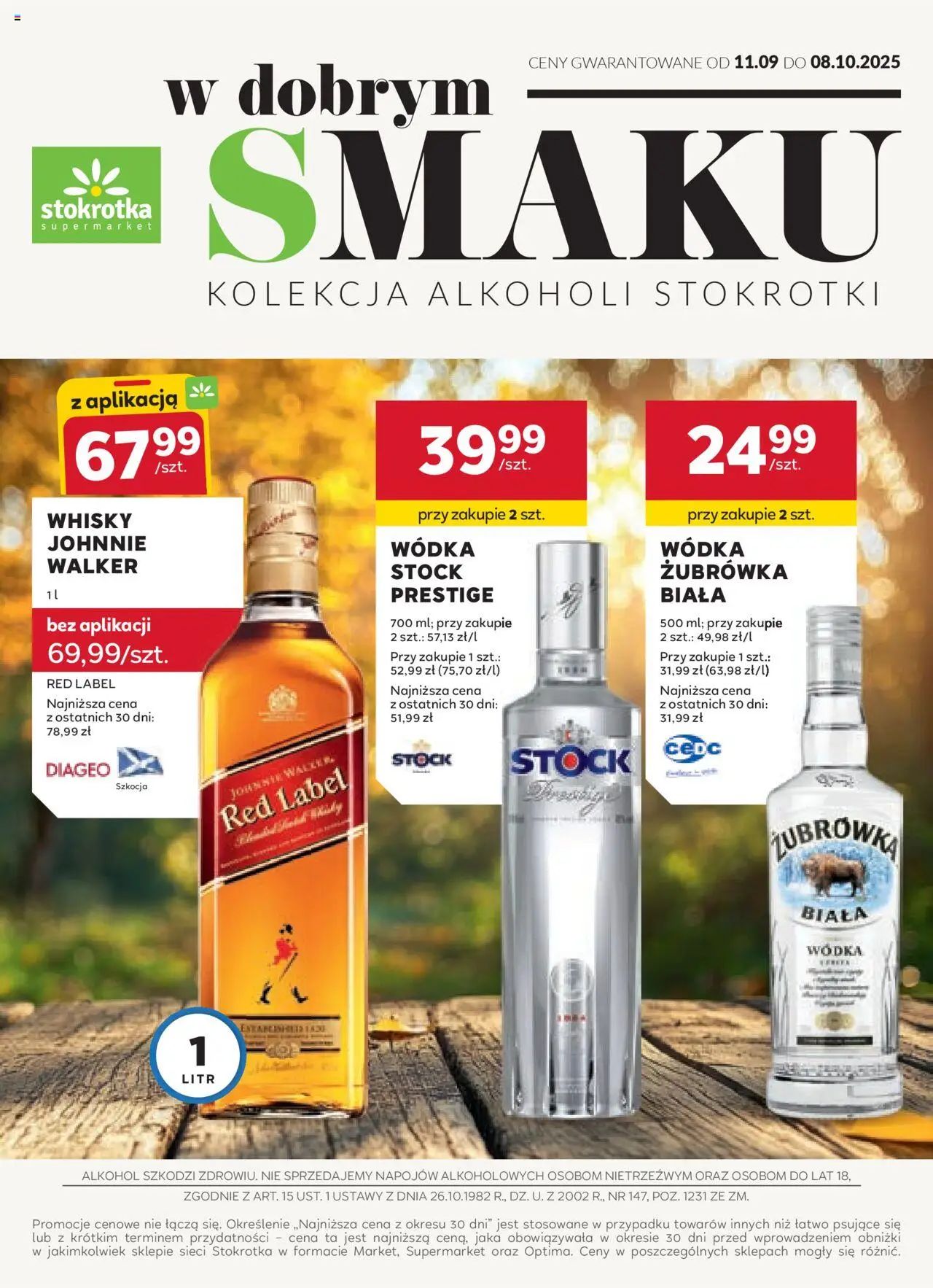 Stokrotka Gazetka - Oferta alkoholowa - strona 1- ważny od 11.09.2025