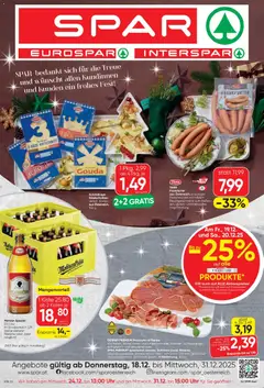 Vorschau Spar Flugblatt gültig ab 18.12.2025