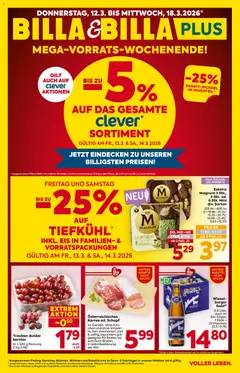 Vorschau Billa - Flugblatt gültig ab 12.03.2026