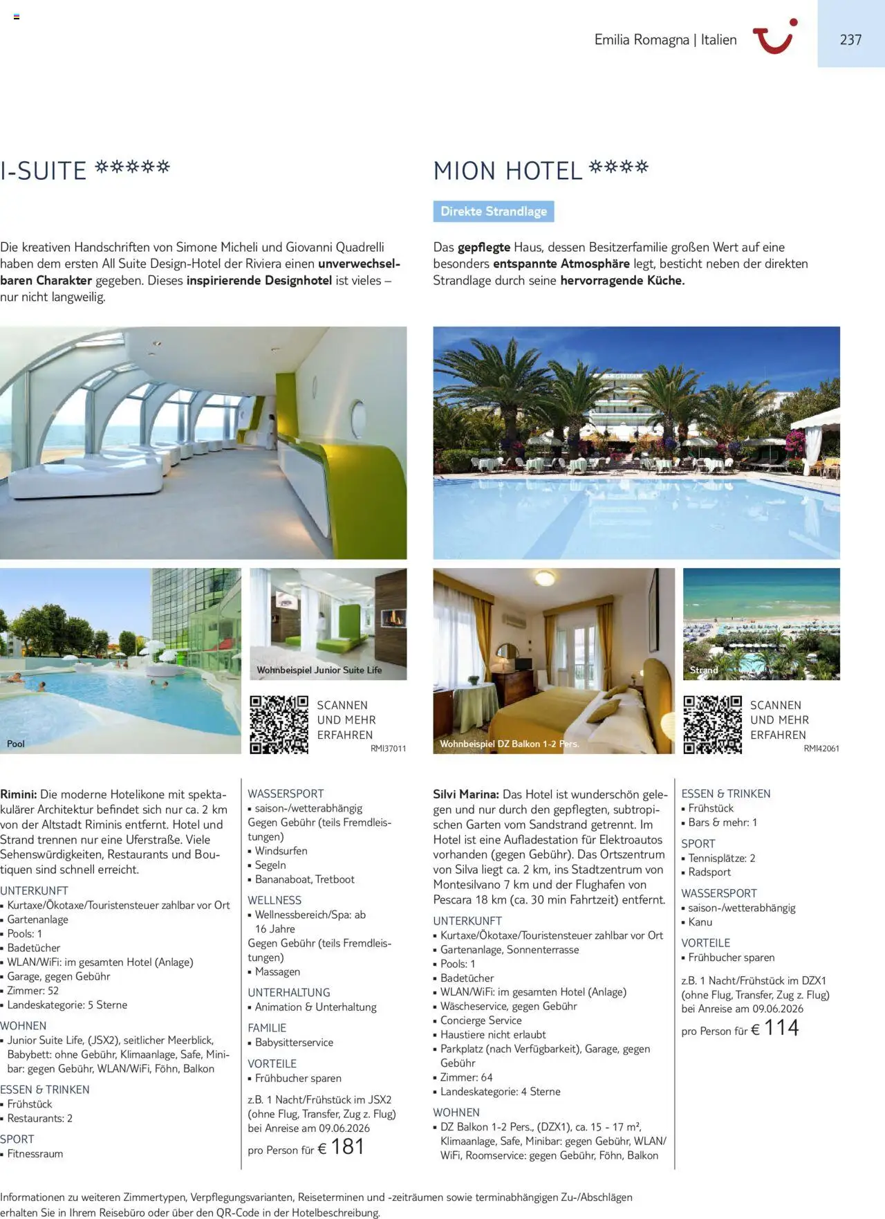 TUI Urlaub mit eigener Anreise 2025/26 - Seite 237 - gültig ab 01.11.2025