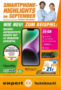Vorschau Expert  Smarthphone Highlights im September gültig ab 01.09.2025
