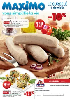 Aperçu Maximo catalogue valable à partir du 27/03/2026