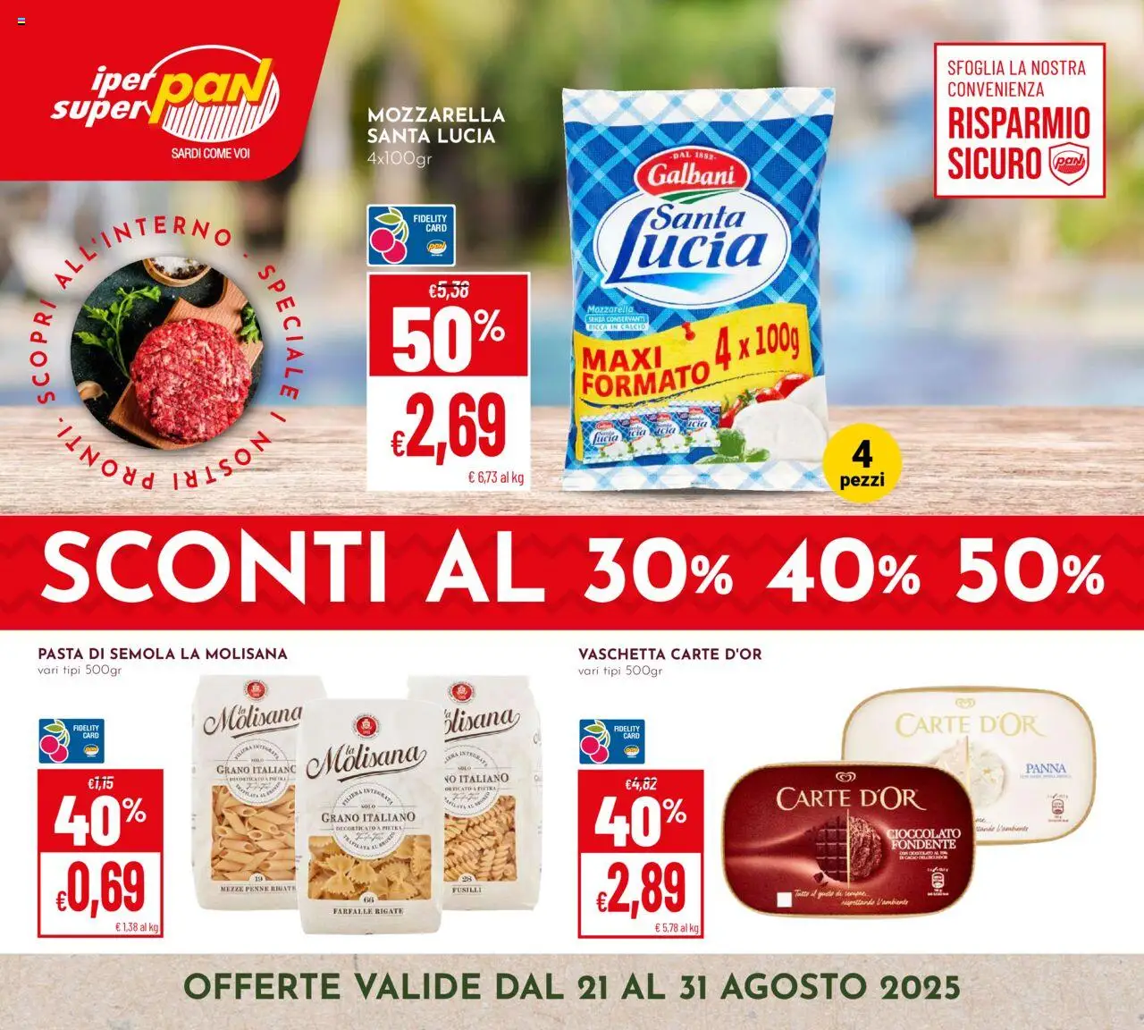Volantino Pan	 - pagina 1 - valido dal 21/08/2025