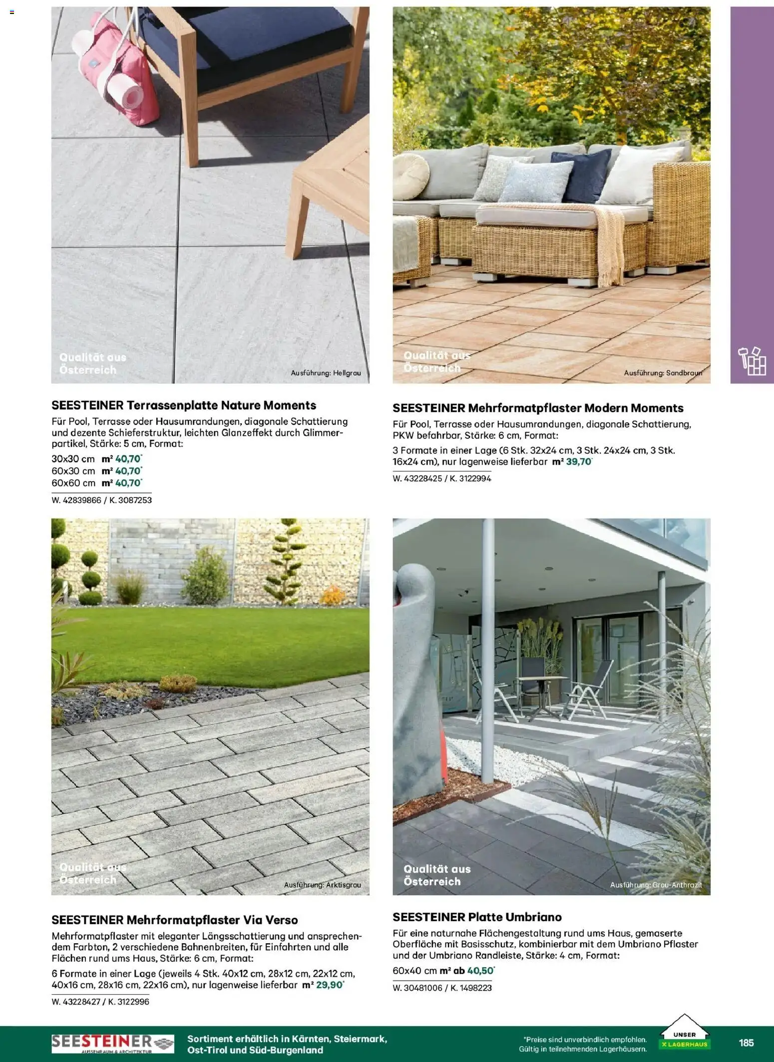 Lagerhaus Garten & Freizeit Katalog 2026 - Wien, Innsbruck - page 185- valid from 01.03.2026