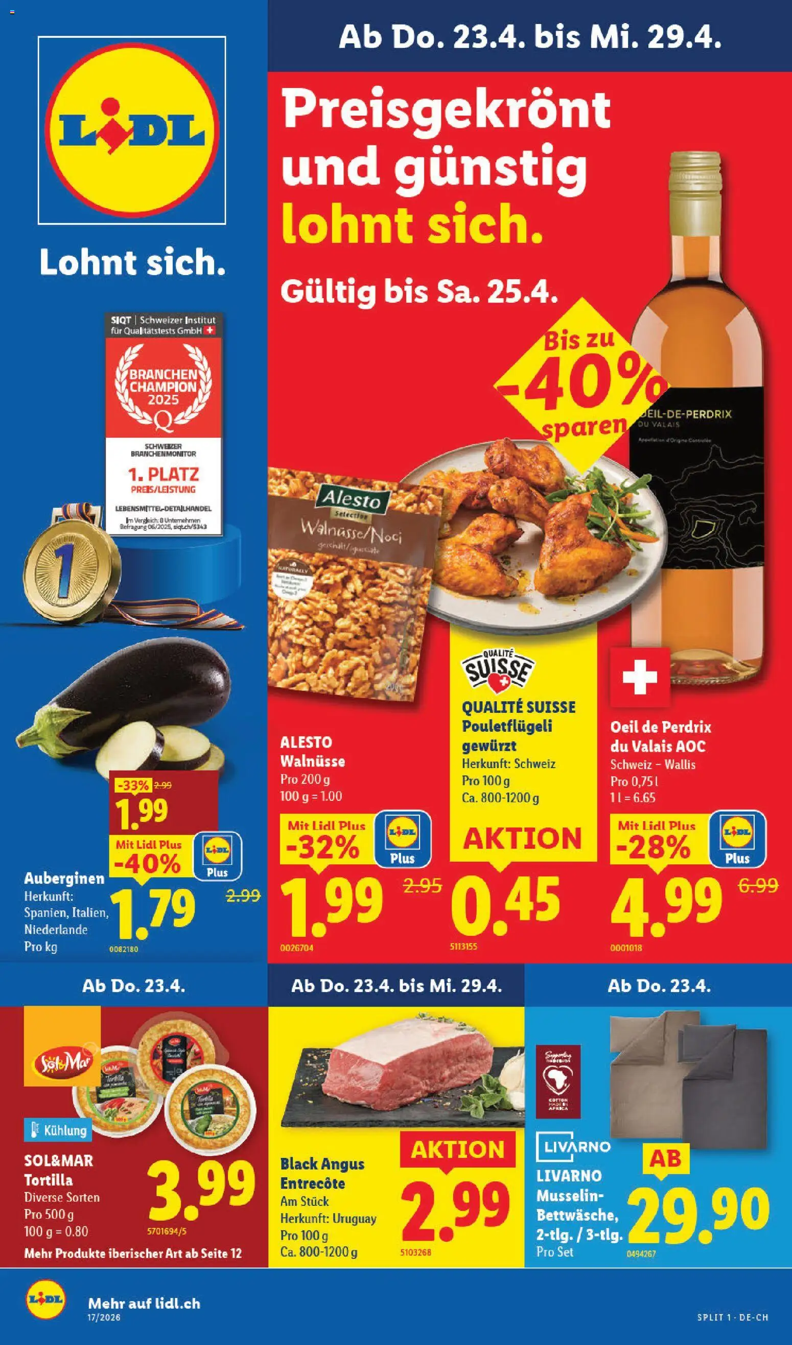 Lidl aktionen - Seite 1- gültig ab 23.04.2026