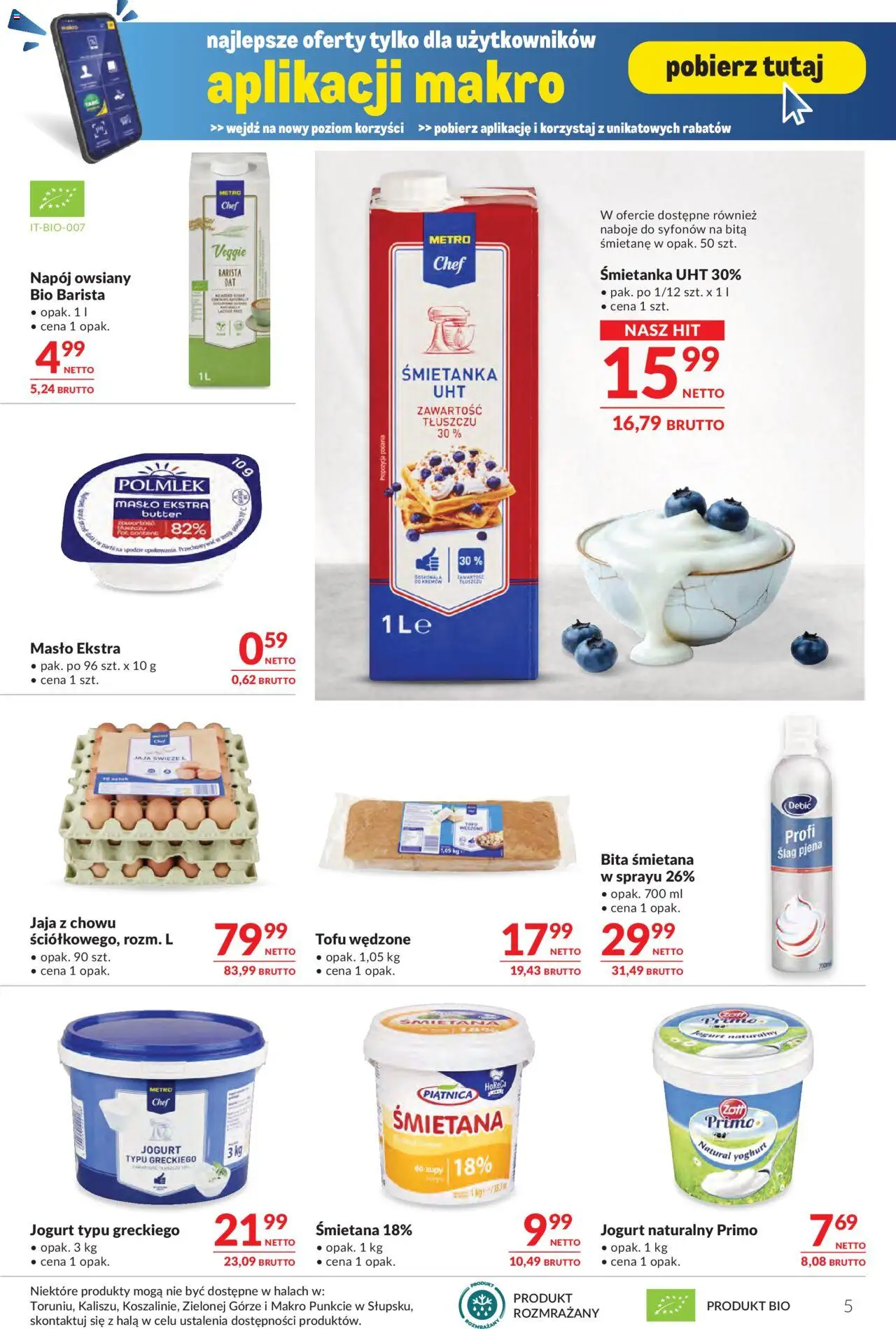 Makro Gazetka - Oferta dla gastronomii - strona 5- ważny od 22.07.2025