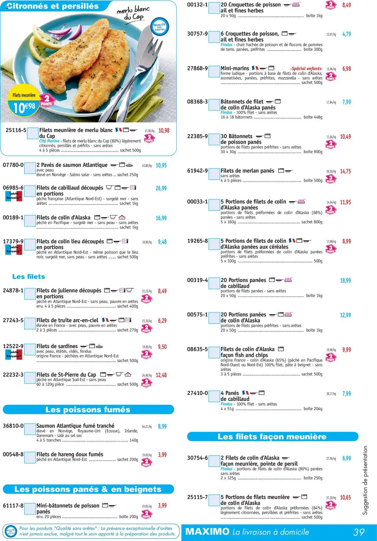 Maximo catalogue - page 39 - valable à partir du 07/07/2025