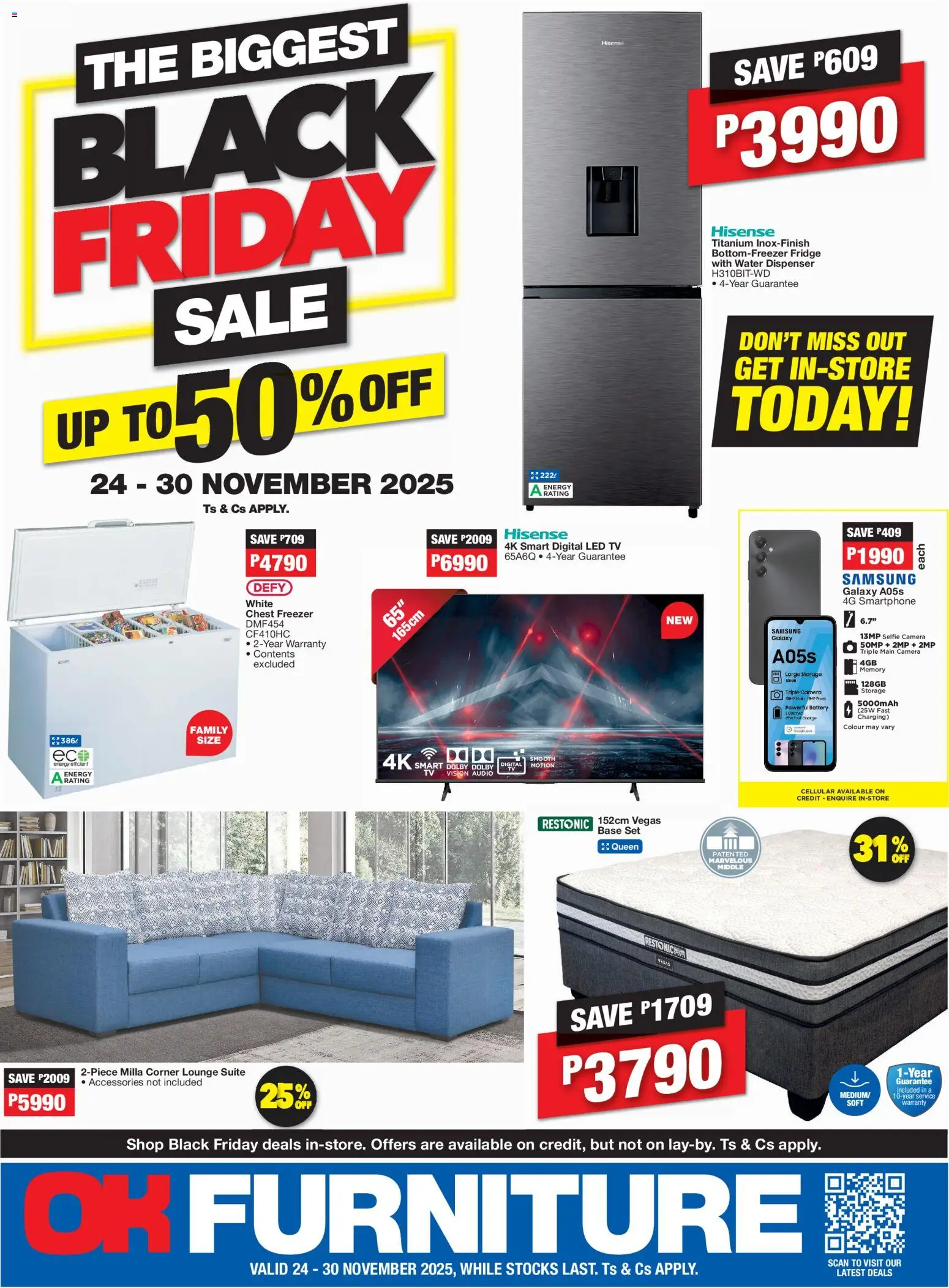 OK Furniture - Botswana Black Friday - page 1- valid from 24/11/2025