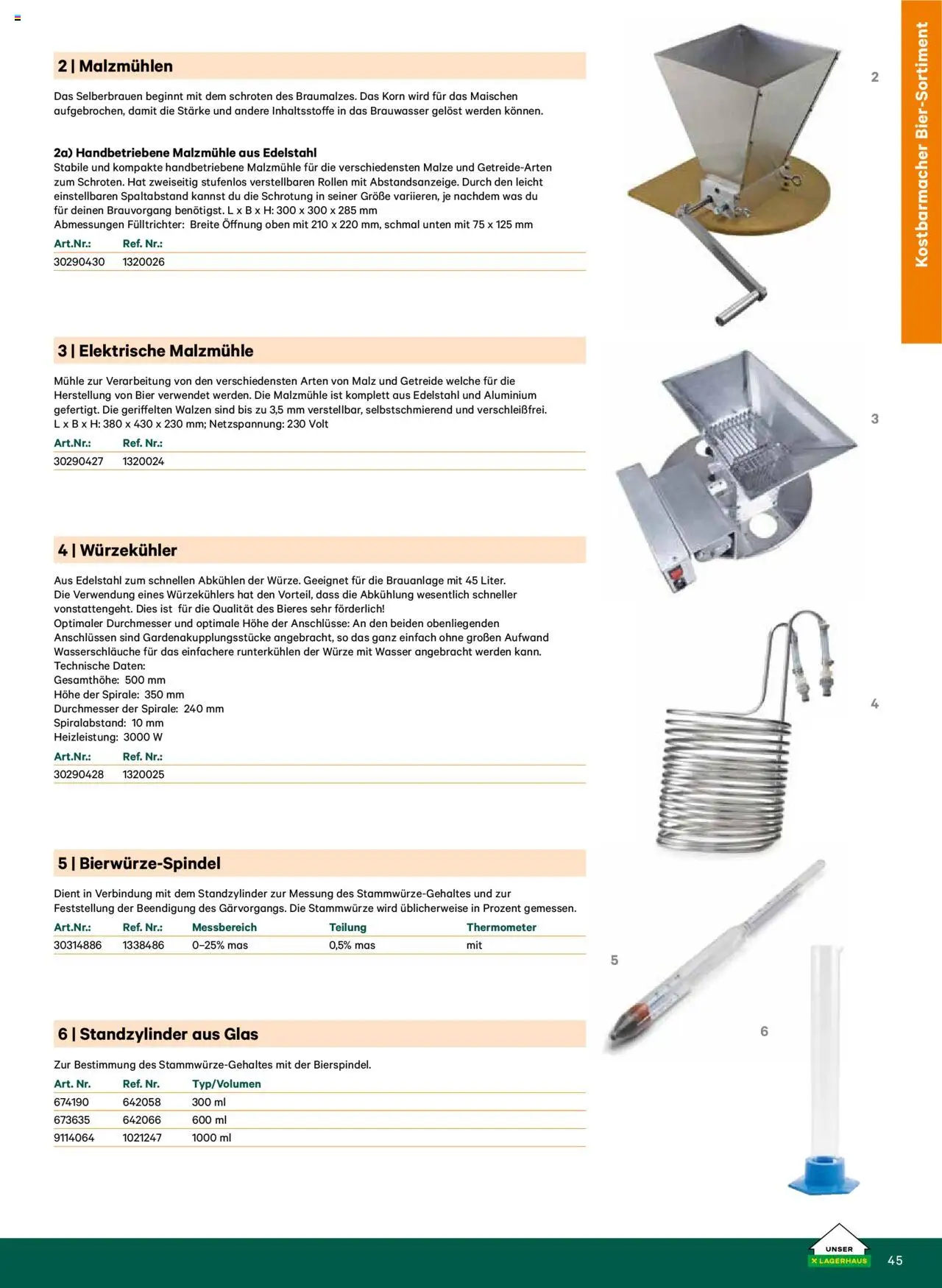 Lagerhaus Katalog Most & Saft - Seite 45- gültig ab 25.06.2025