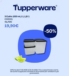 Anteprima Tupperware volantino valida dal 30/03/2026