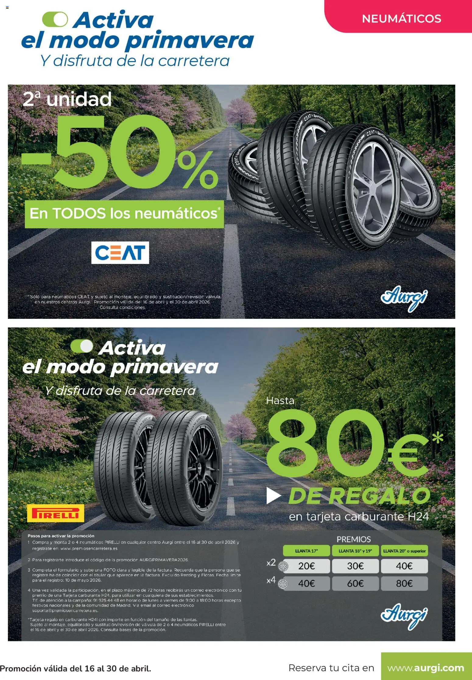Aurgi folleto - Página de 3 - Válido desde 16/04/2026