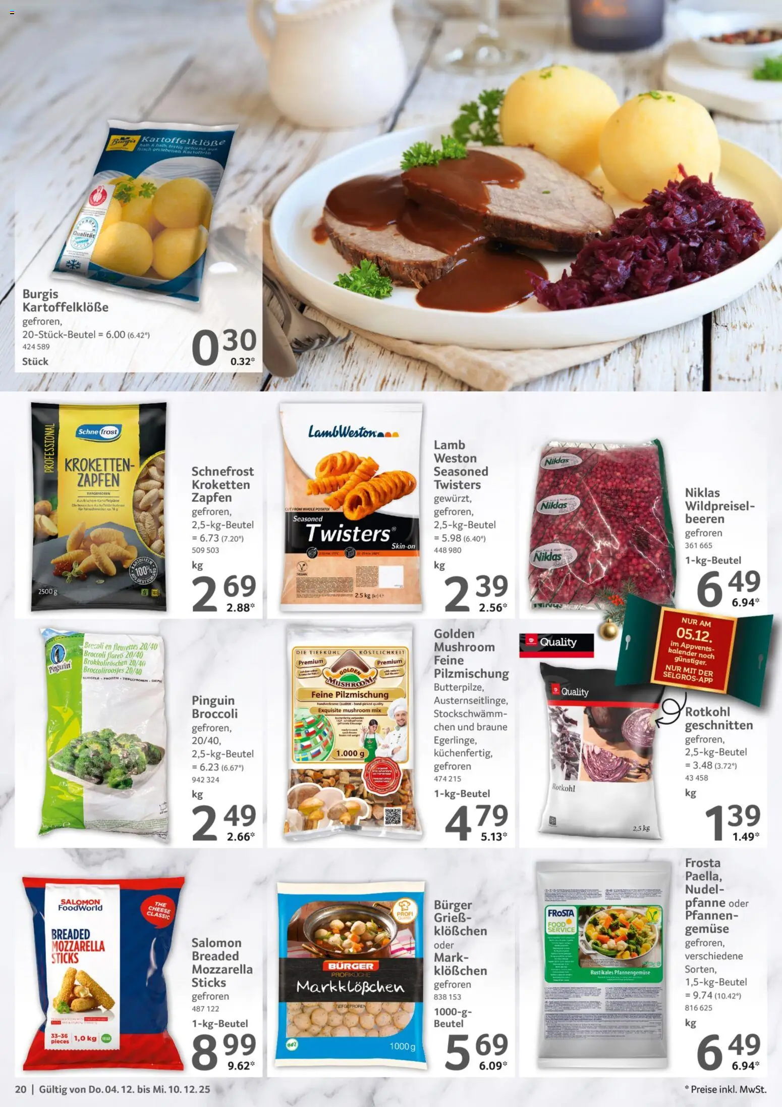 Selgros Prospekt 	 - Seite 20 - gültig ab 04.12.2025