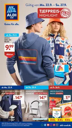 Vorschau Aldi Süd Prospekt 	 gültig ab 22.09.2025