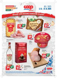 COOP Jednota leták platný od 03.12.2025