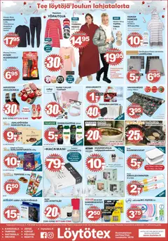 Esikatselu Löytötex tarjoukset voimassa alkaen 03/12/2025