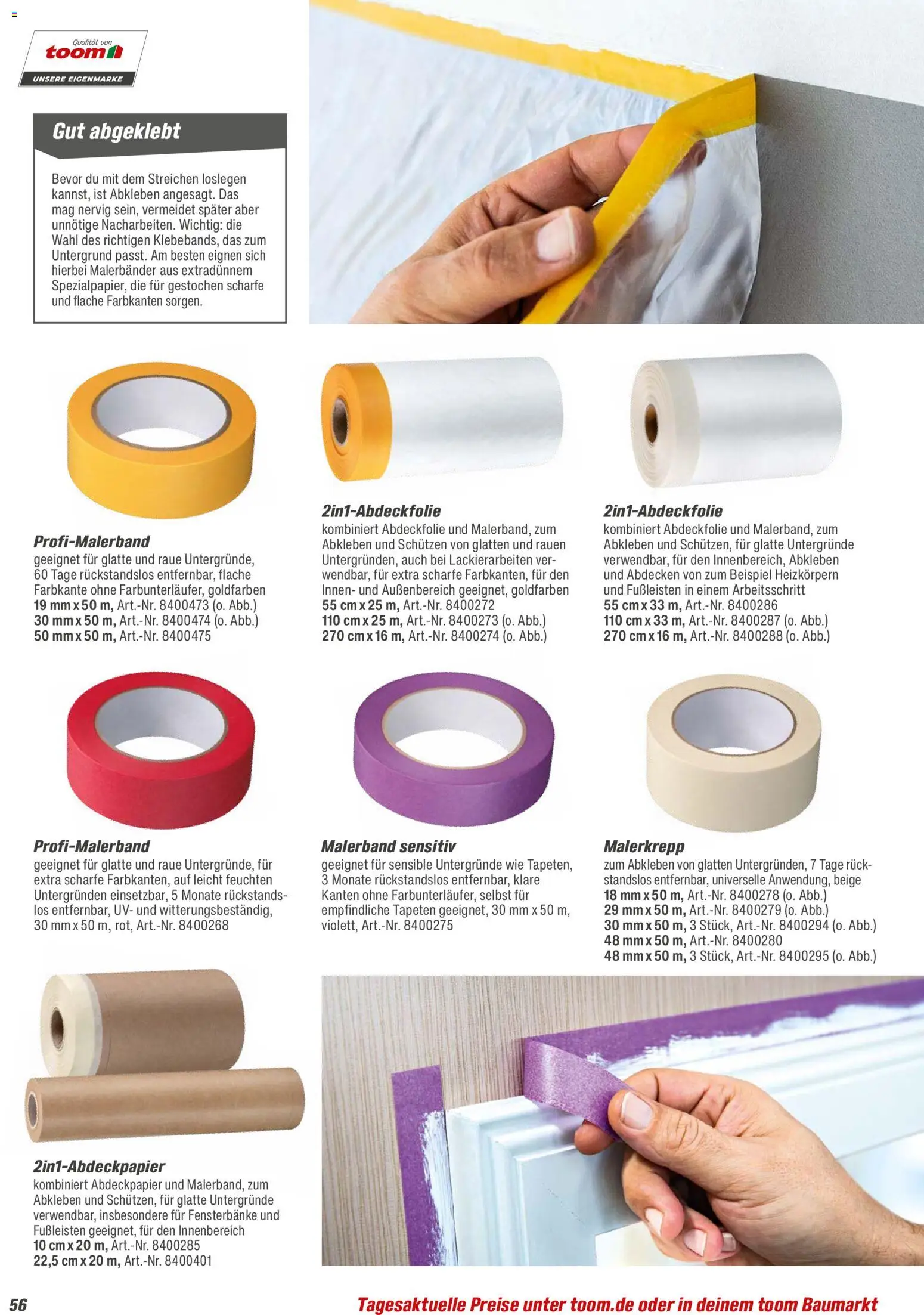Toom Baumarkt  Wohnen & Haushalt 2026 - Seite 56 - gültig ab 01.01.2026