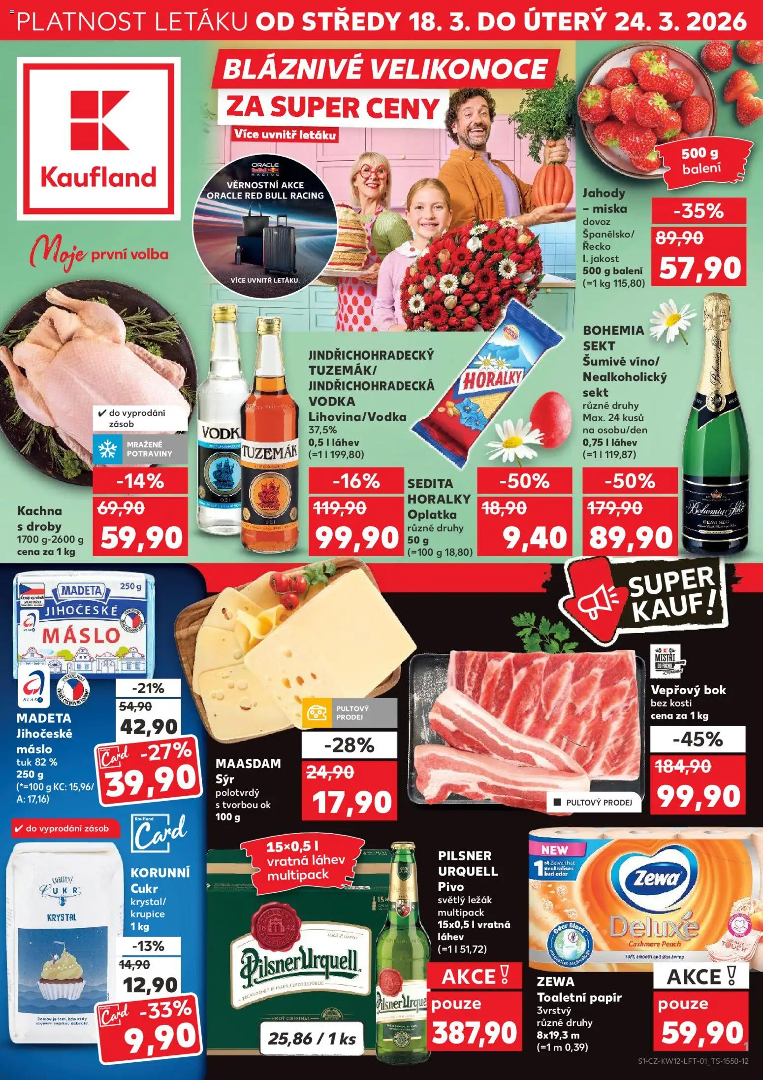 Kaufland leták - strana 1- platný od 18.03.2026