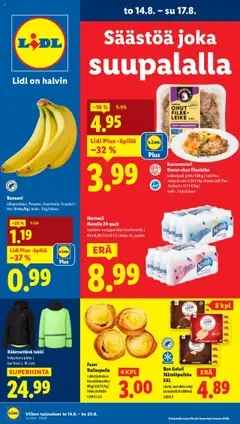 Esikatselu Lidl tarjoukset voimassa alkaen 14/08/2025