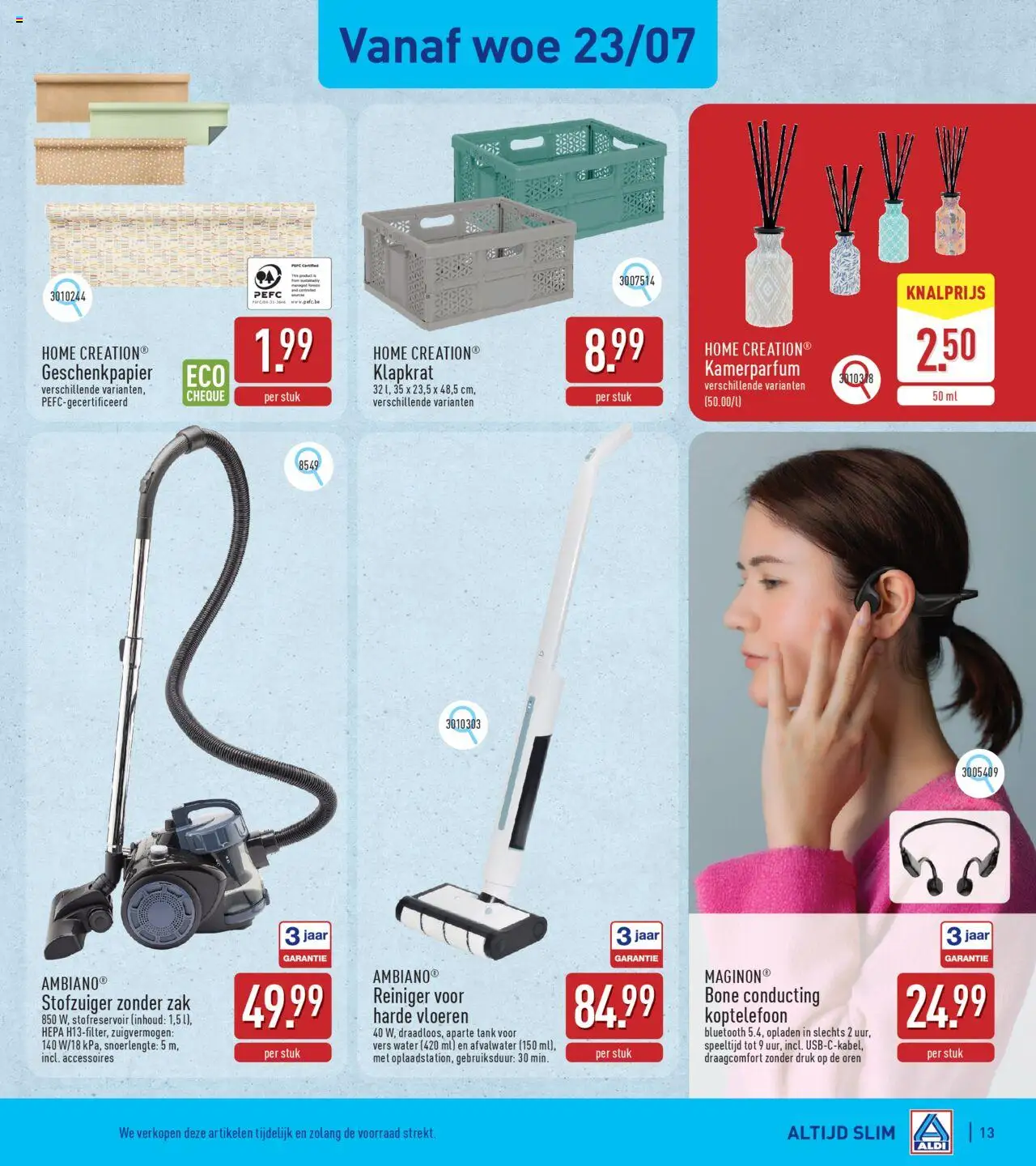 Aldi folder week 30 - pagina 13- geldig vanaf 22/07/2025