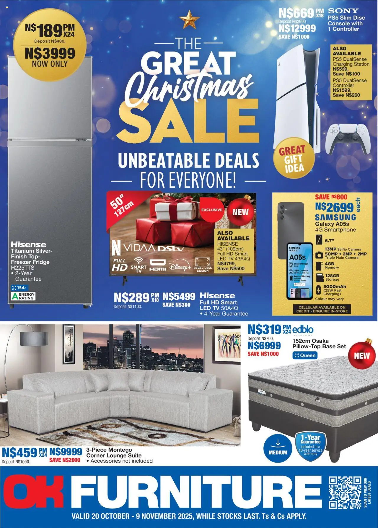 OK Furniture - Namibia  Specials - page 1- valid from 20/10/2025