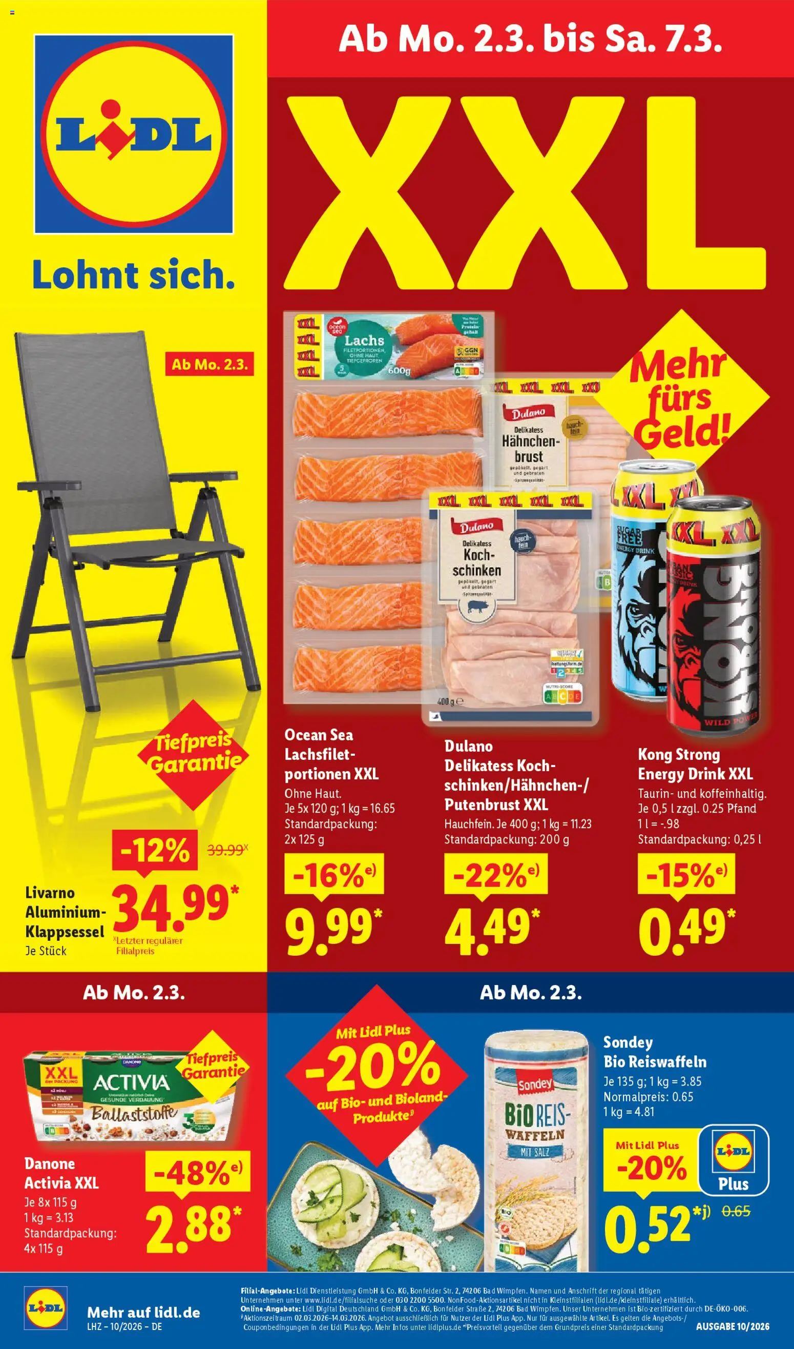 Lidl Německo leták - strana 1- platný od 02.03.2026