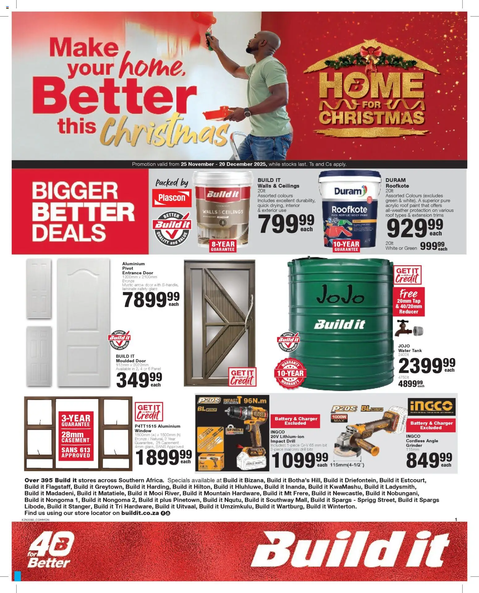 Build It Specials - page 1- valid from 25/11/2025