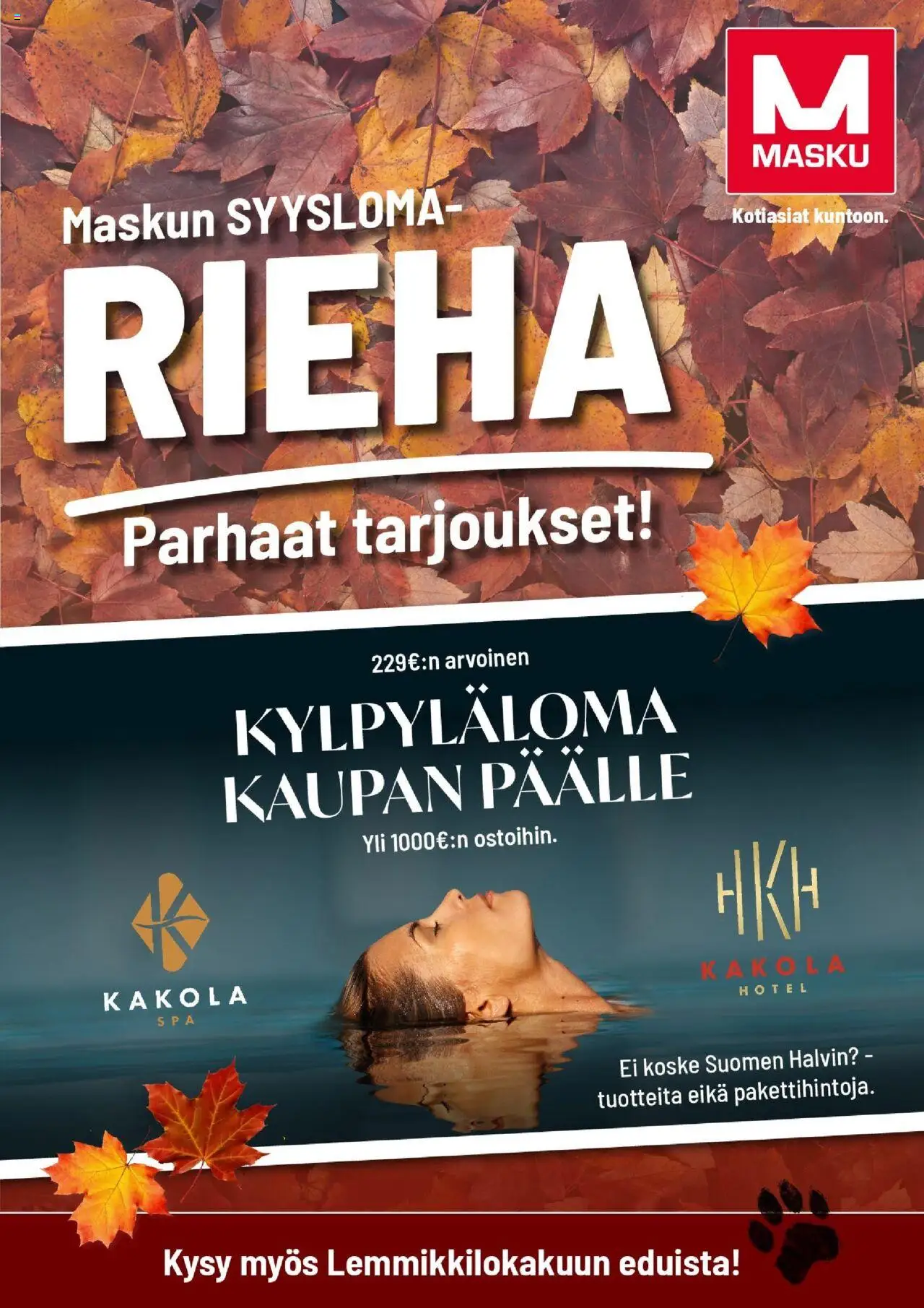 Masku tarjoukset - sivu 1- voimassa alkaen 20/10/2025