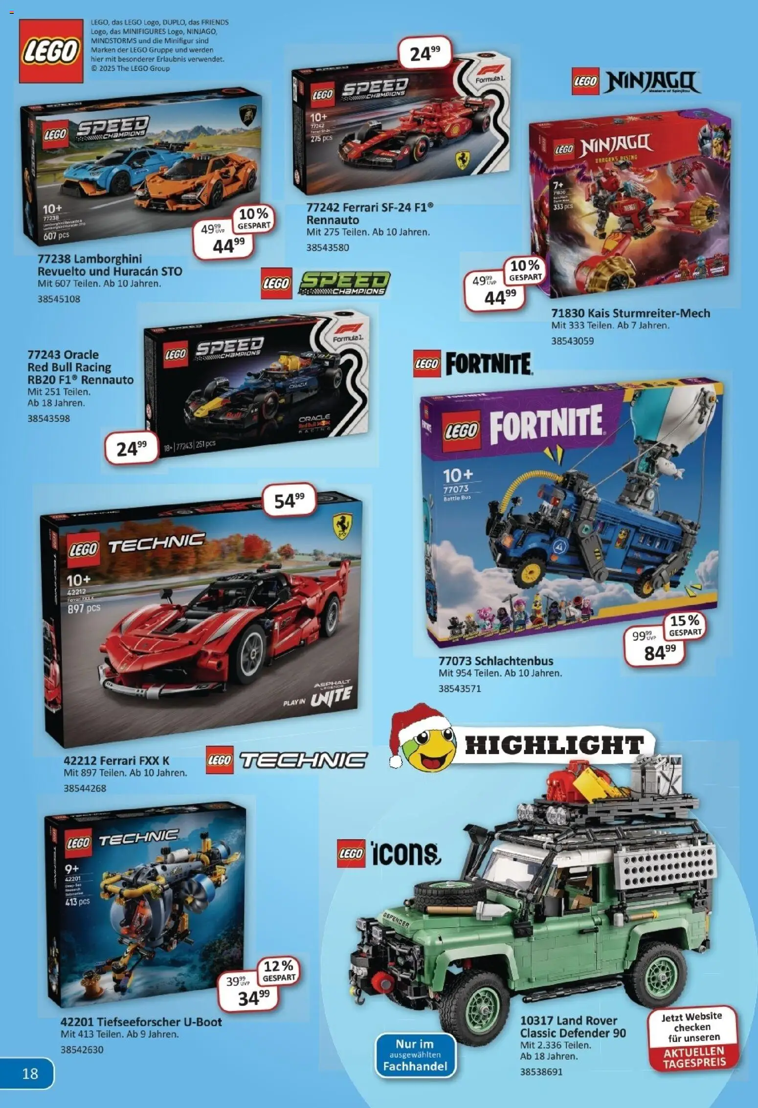 Vedes Weihnachtsflyer  - Seite 18 - gültig ab 19.11.2025