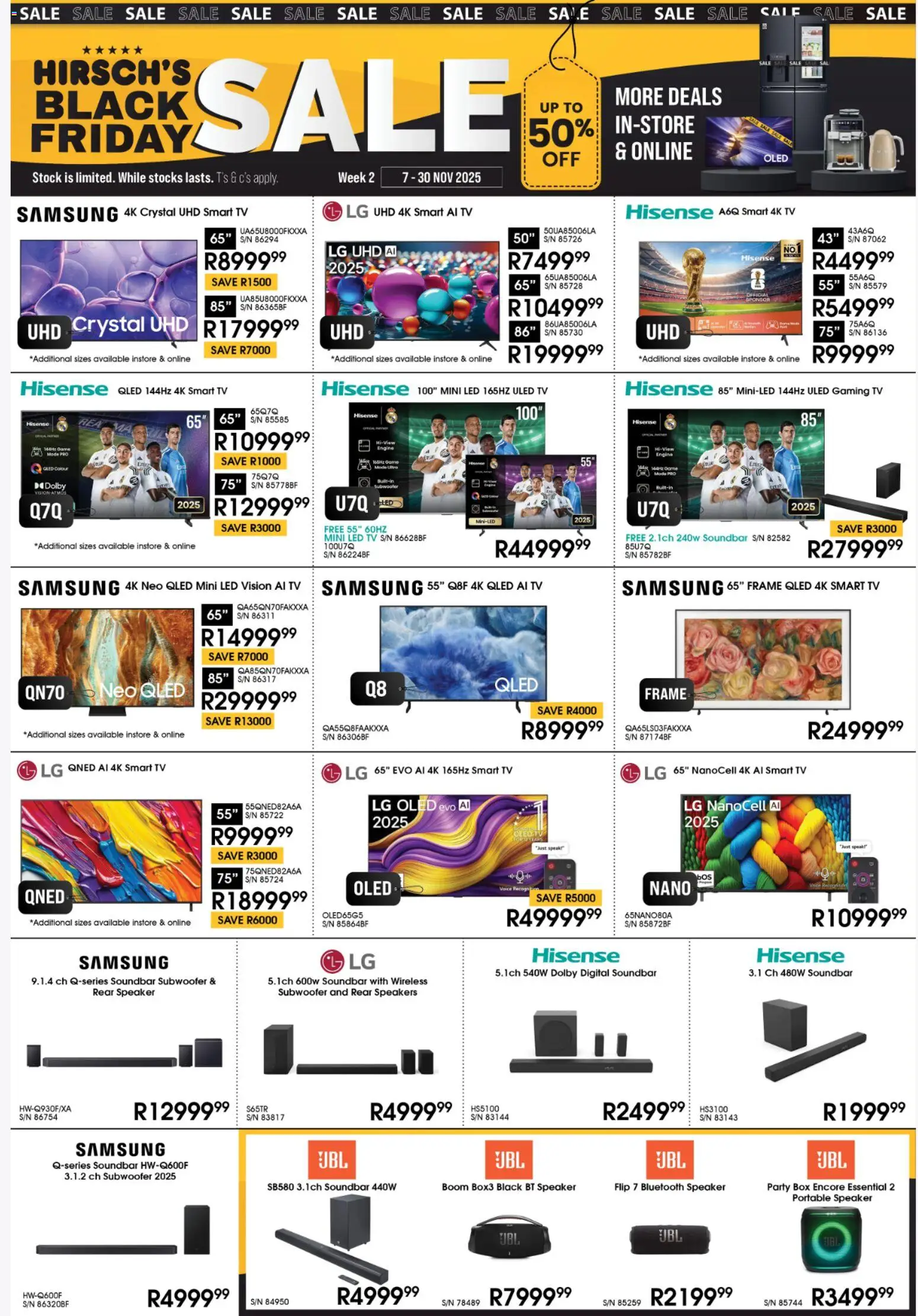 Hirsch's Black Friday - page 1- valid from 31/10/2025